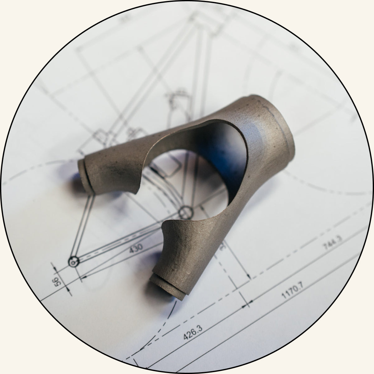 Neuhaus Metalworks 3D printed Yoke
