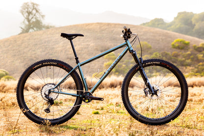 Neuhaus Metalworks Hummingbird Core steel hardtail mountain bike frame — 29er MTB with progressive trail geometry, designed in California